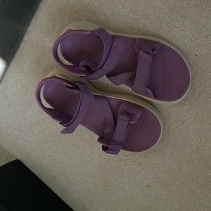 NWOT Teva purple sandals.  Size 10